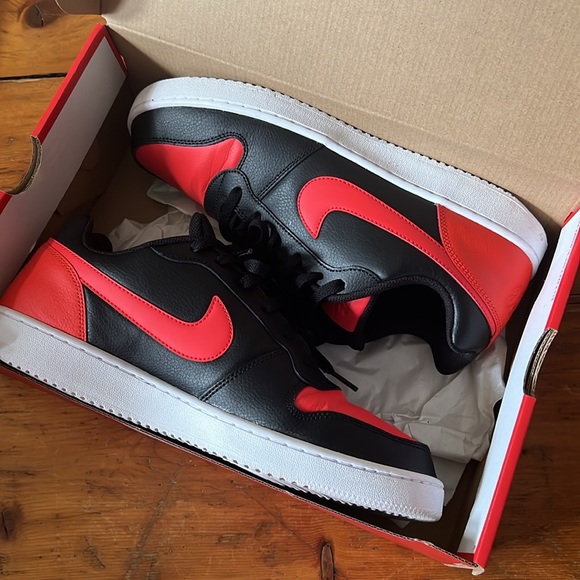 Nike Ebernon Low Habanero Red Sneakers - Picture 7 of 7